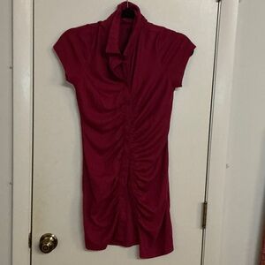 🌺SO Vibrant Magenta button up beach cover up 🌺